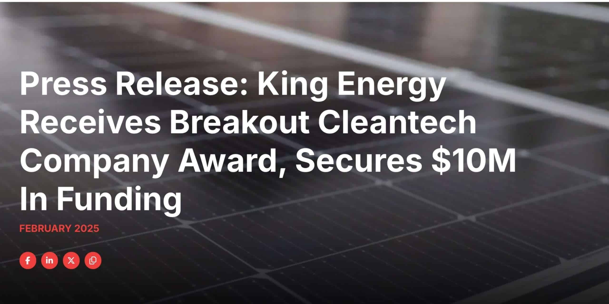 King Energy Press Release - Psyche Digital