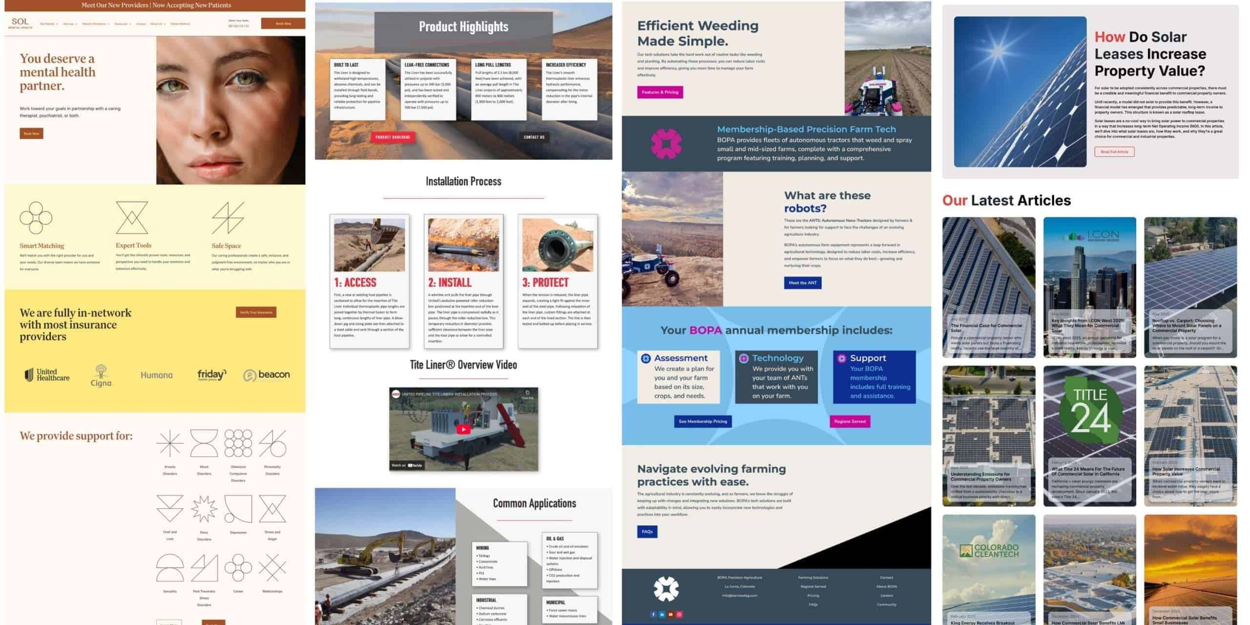 Web design - Psyche Digital